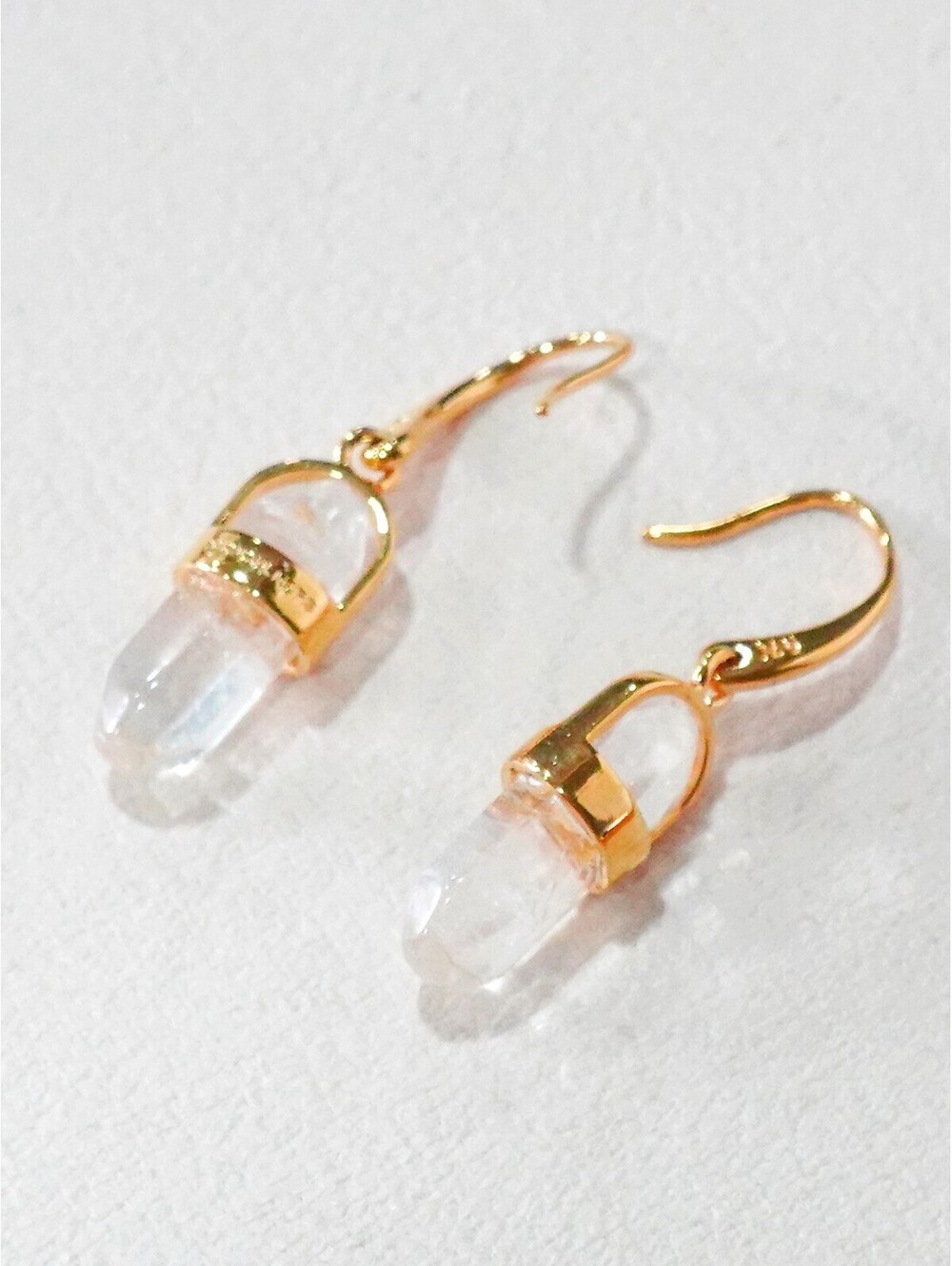 Michael Kors Clear Quartz Drop Earrings